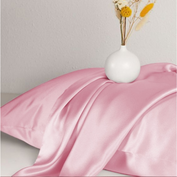 Фото - Простынь двуспальная MirSon 180х200 см Soft Touch of SATIN 003 Rose (2200011277196)