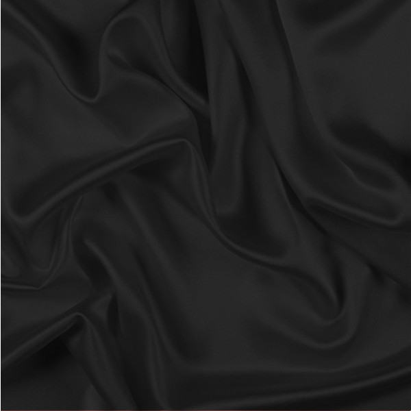 Фото - Простынь двуспальная MirSon 180х190 см Soft Touch of SATIN 006 Black (2200011278681)