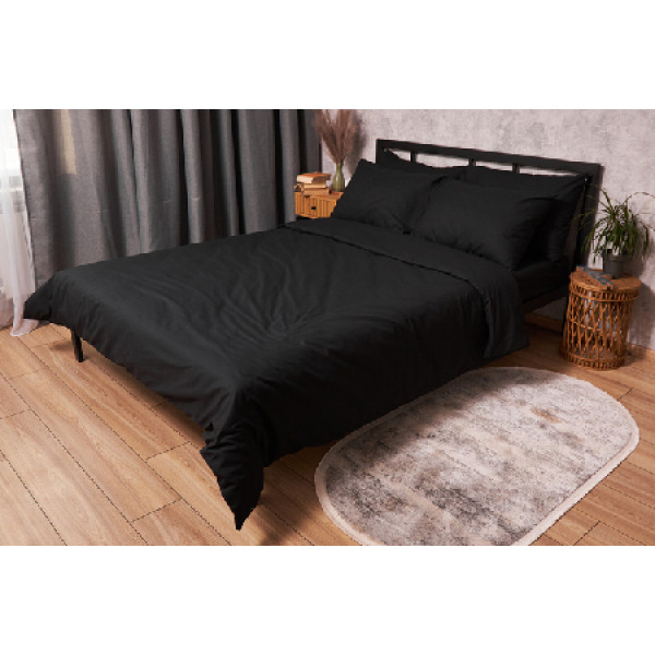 Фото - Комплект постельного белья Moon&Star Бязь Gold Люкс Black 175х210 (MS-820002981)