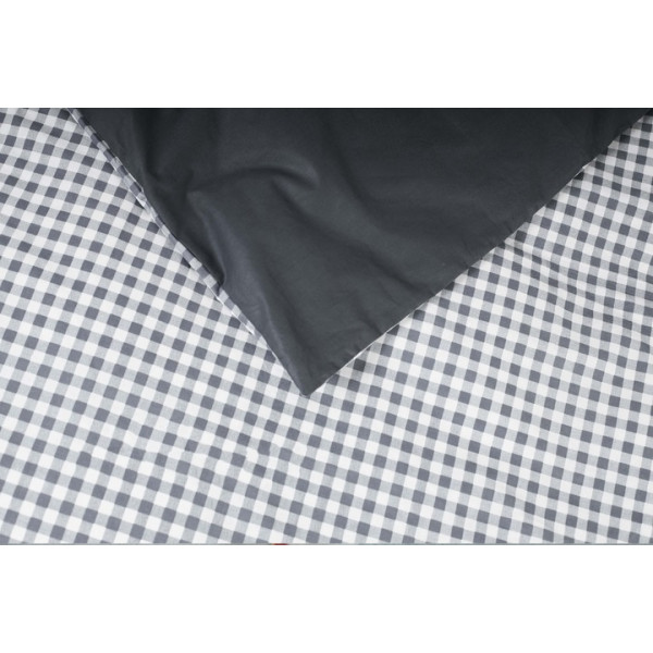 Фото - Комплект постельного белья Moon&Star 143х210х2 нав. 2х70х70 Gray Square Ranforce Elite (MS-820000027)