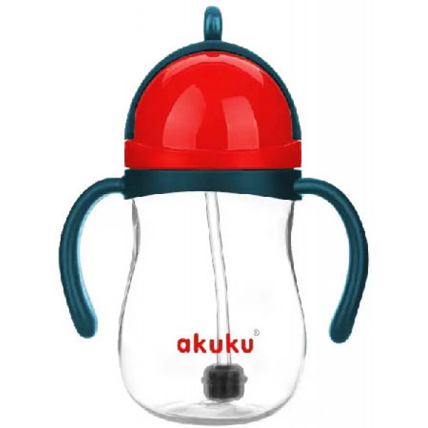 Фото - Поильник-непроливайка детский Akuku сине-красный (A0164)