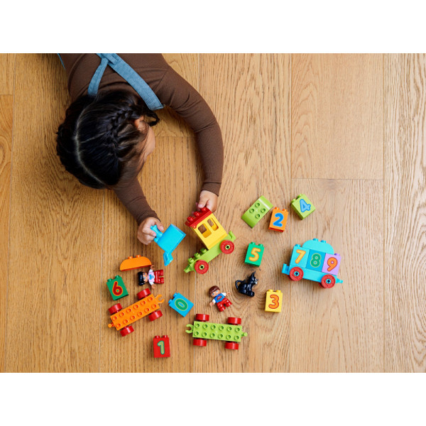 Фото - Конструктор LEGO DUPLO Поезд «Считай и играй» (10847)
