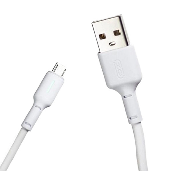 Фото - Кабель синхронизации данных XO NB112 3A micro White (6920680863730)