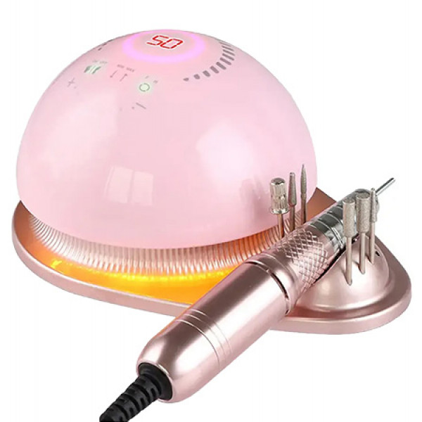 Фото - Маникюрный набор аппаратный SML Nail Sander M21 Pink