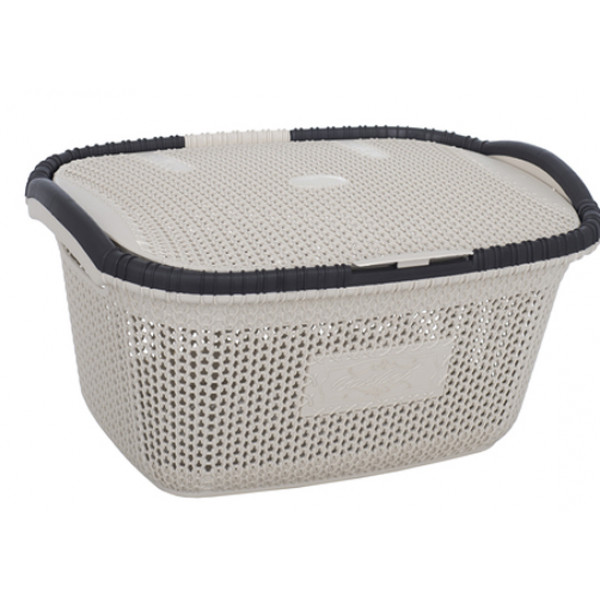 Фото - Корзина для белья VIOLET HOUSE 1002 Виолетта Cappuchino 28 л