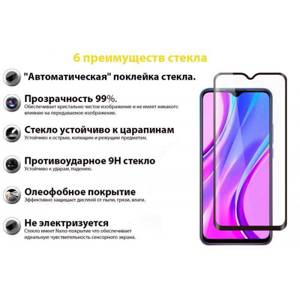 Фото - Защитное стекло для смартфона BeCover for Motorola Moto E20 Black (706900)
