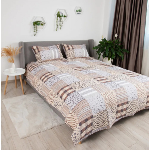 Фото - Покрывало полуторное ТЕП PROVENCE 150х210 см Сафари (4-04160_29107)