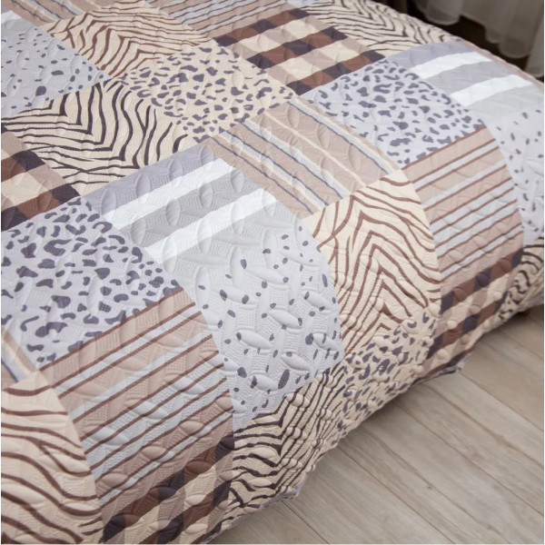 Фото - Покрывало полуторное ТЕП PROVENCE 150х210 см Сафари (4-04160_29107)