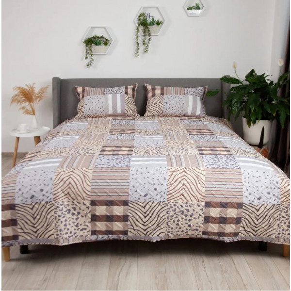 Фото - Покрывало полуторное ТЕП PROVENCE 150х210 см Сафари (4-04160_29107)