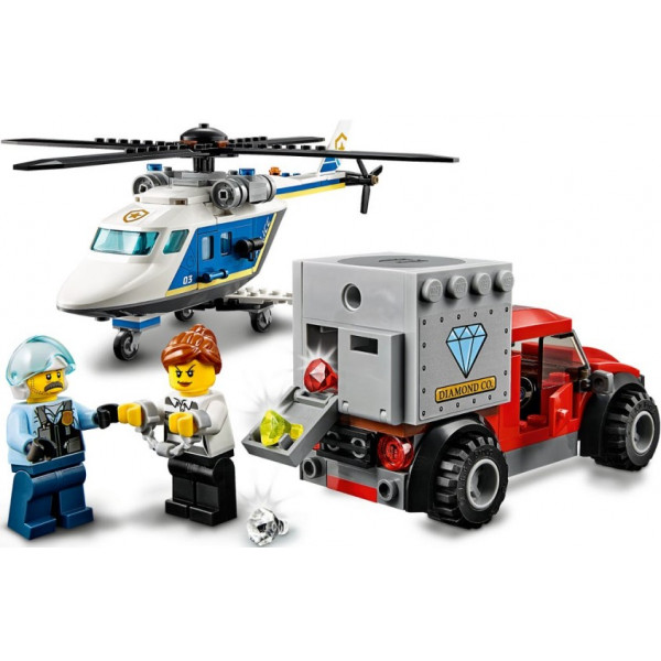 Фото - Конструктор LEGO City Погоня на полицейском вертолёте (60243)