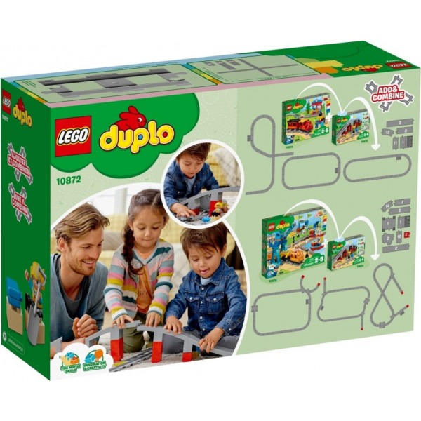 Фото - Конструктор LEGO DUPLO Железнодорожный мост (10872)