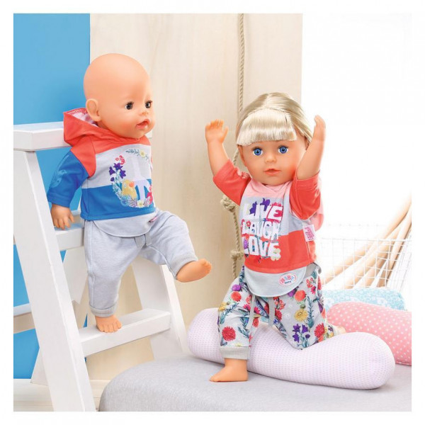 Фото - Одежда и аксессуары для куклы Zapf Трендовый спортивный костюм Розовый (826980-1)