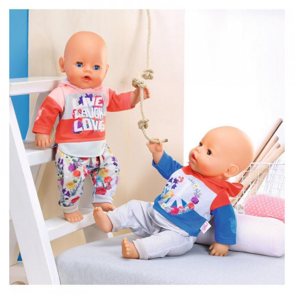 Фото - Одежда и аксессуары для куклы Zapf Трендовый спортивный костюм Розовый (826980-1)