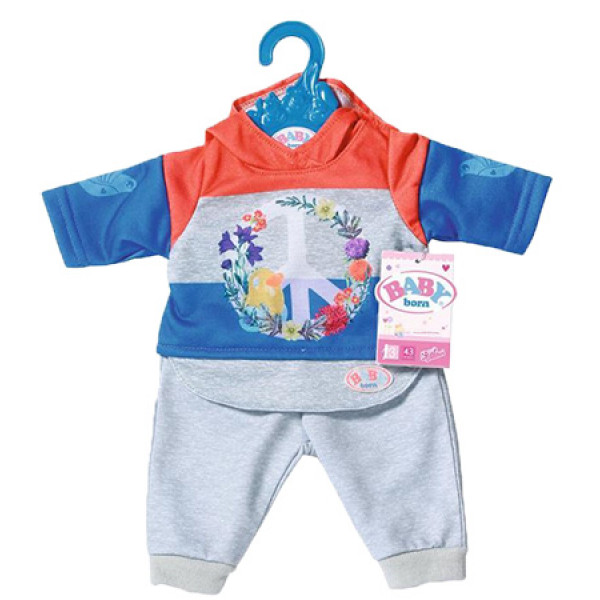 Фото - Одежда и аксессуары для куклы Zapf Трендовый спортивный костюм Синий (826980-2)