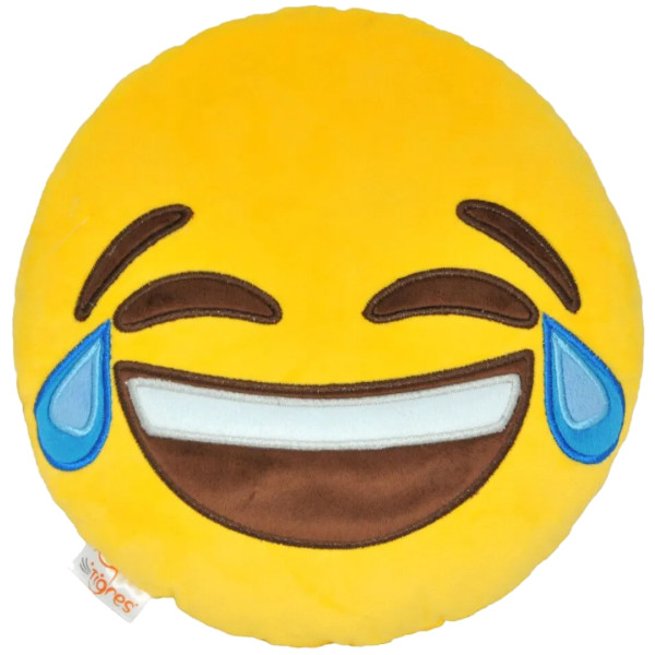 Фото - Подушка декоративная детская Tigres эмоджи Tears of joy (ПД-0317)