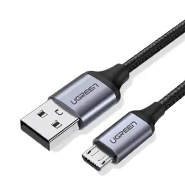 Фото - Кабель UGREEN US290 USB 2.0 to Micro 0.5m Black (60145)