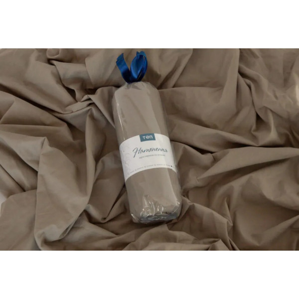 Фото - Простынь односпальная ТЕП ВДОХНОВЕНИЕ с резинкой 90х200 см Хаки (2-04020_26821)