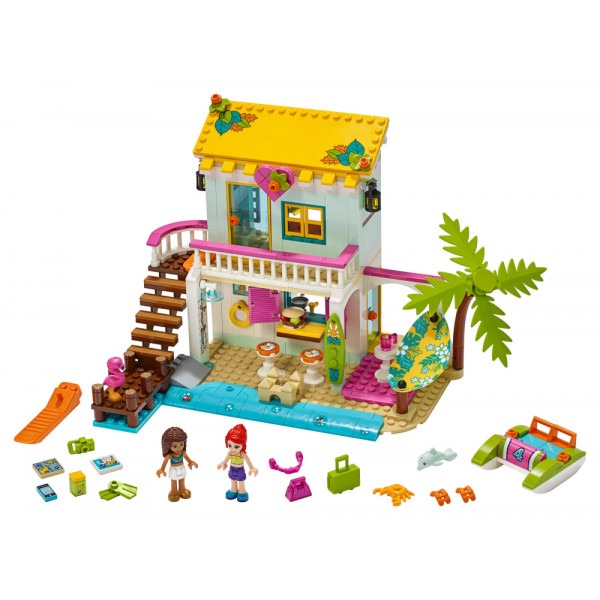 Фото - Конструктор LEGO Friends Пляжный домик 444 детали (41428)