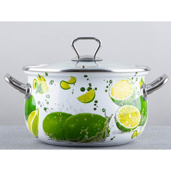 Фото - Кастрюля Gusto Яркие лаймы Premium 20 см 4,0 л (GT-T-120-LI)