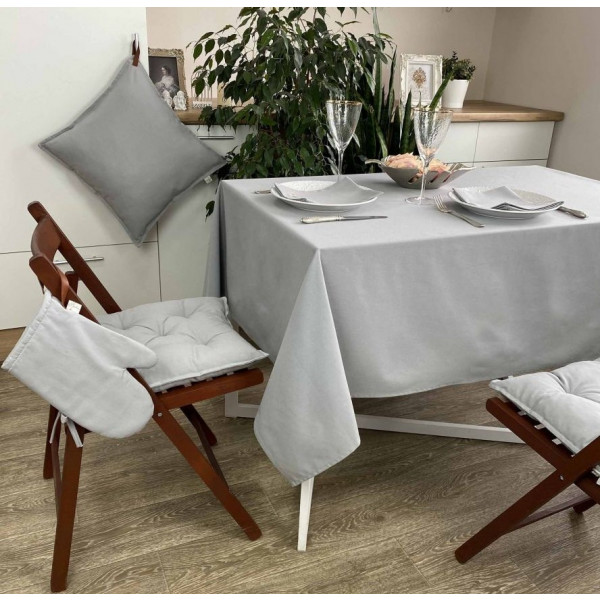 Фото - Наволочка Прованс декоративная Серая 45х45 (021381)