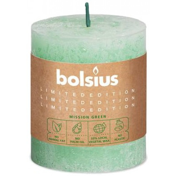 Фото - Свеча декоративная Bolsius Divine Earth Rustic 80/68 Вода Фото - Свеча декоративная Bolsius Divine Earth Rustic 80/68 Вода