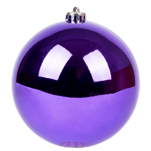 Фото - Ёлочная игрушка Novogod'ko 15 см фиолетовая глянец (974064)