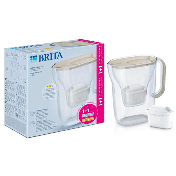 Фото - Фильтр-кувшин Brita Style Essential Mxpro песочный + 2 картриджа