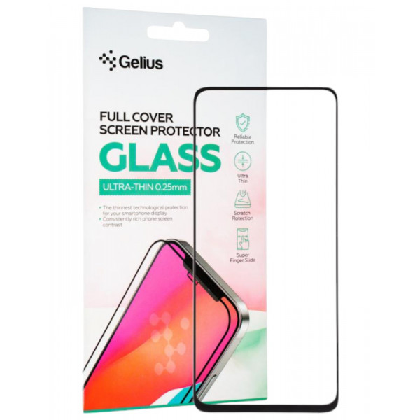 Фото - Защитное стекло для смартфона Gelius Full Cover Ultra-Thin 0.25mm for Xiaomi Redmi Note 11T Black (98149)