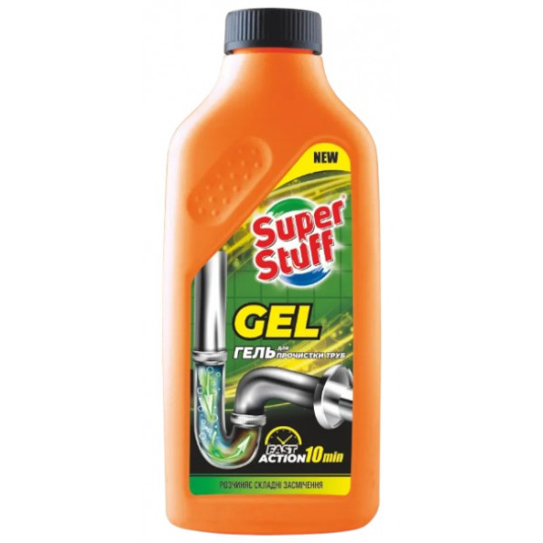 Фото - Чистящее средство универсальное Super Stuff гель для прочистки труб Gel 500 мл (SF50786)