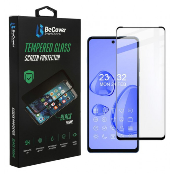 Фото - Защитное стекло для смартфона BeCover for Motorola Moto G200 Black (707242)