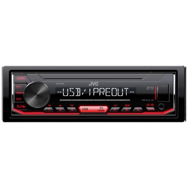 Фото - Авторесивер 1DIN JVC KD-X162