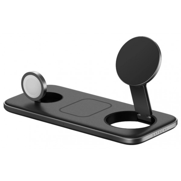 Фото - Беспроводное зарядное устройство Satechi Trio Qi2 Wireless Charging Pad Space Grey (ST-QTPM-EA)