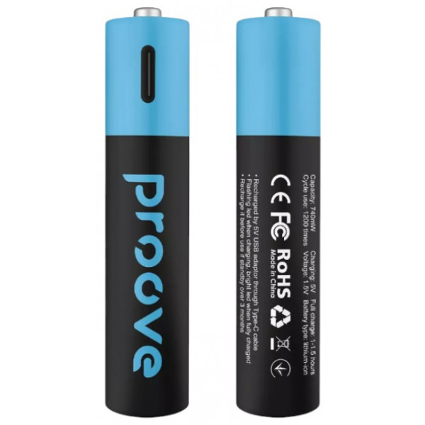 Фото - Аккумулятор тип AA Proove Compact Energy AAA 2 шт. Black (RBCE75010008)