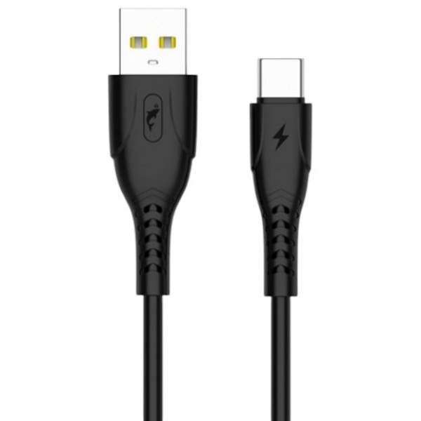 Фото - Кабель синхронизации данных SkyDolphin S08T USB - USB Type-C (M/M) 1m Black (SDUSB-000563)
