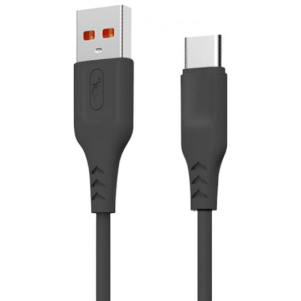 Фото - Кабель синхронизации данных SkyDolphin S61TB USB - USB Type-C (M/M) 2m Black (SDUSB-000446)
