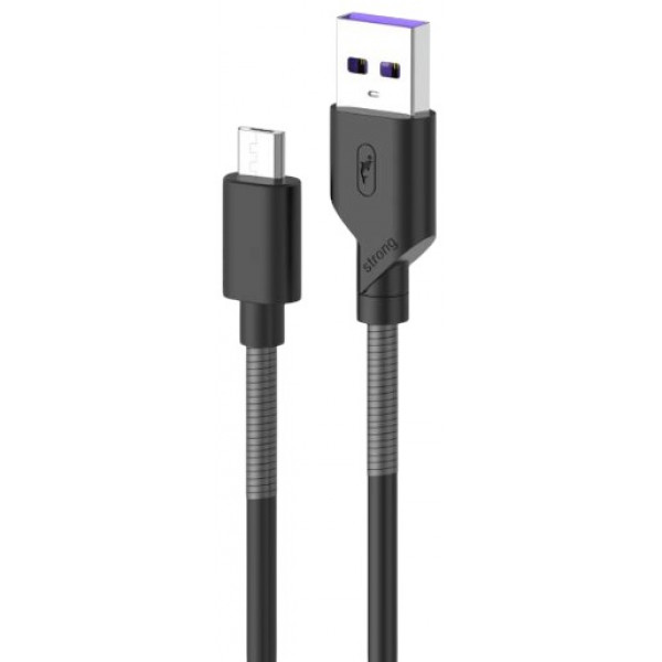 Фото - Кабель синхронизации данных SkyDolphin S27V Spring Anti-Brake USB - micro USB (M/M) 1m Black (SDUSB-000613)