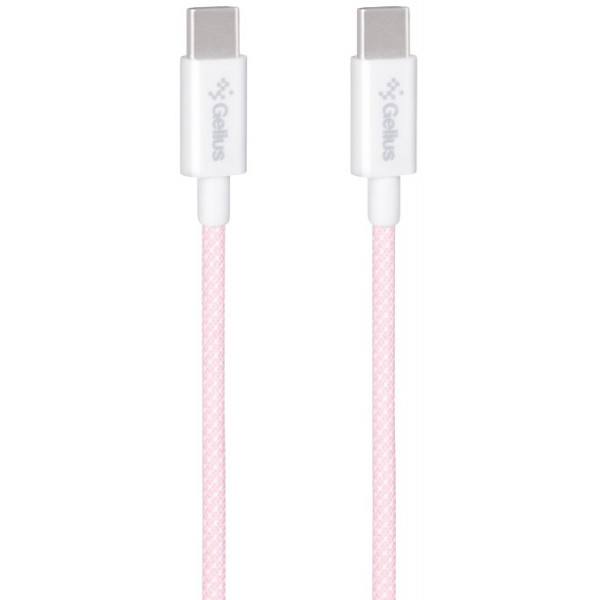 Фото - Кабель синхронизации данных Gelius iCable GP-UCN010 Type-C to Type-C 1,2 m Pink (99415)