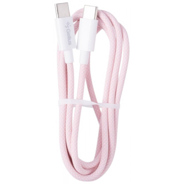 Фото - Кабель синхронизации данных Gelius iCable GP-UCN010 Type-C to Type-C 1,2 m Pink (99415)