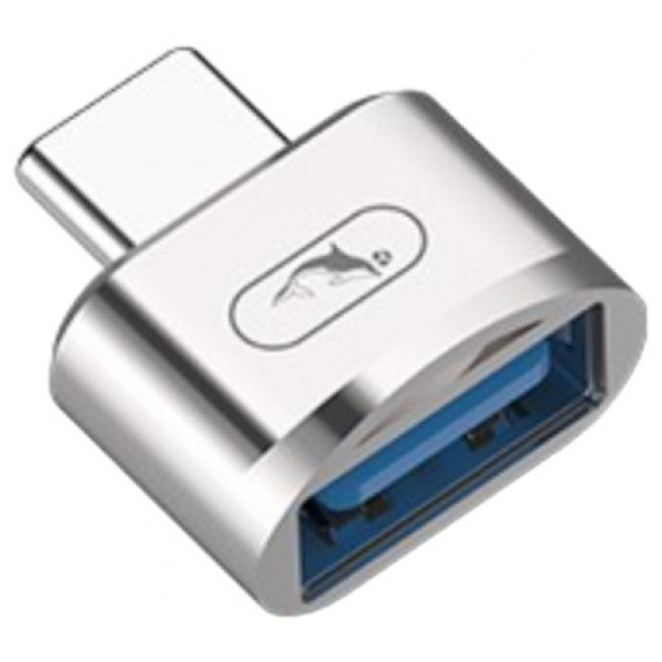 Фото - Переходник SkyDolphin OT05 Mini USB Type-C - USB (M/F) silver (SDADPT-00030)