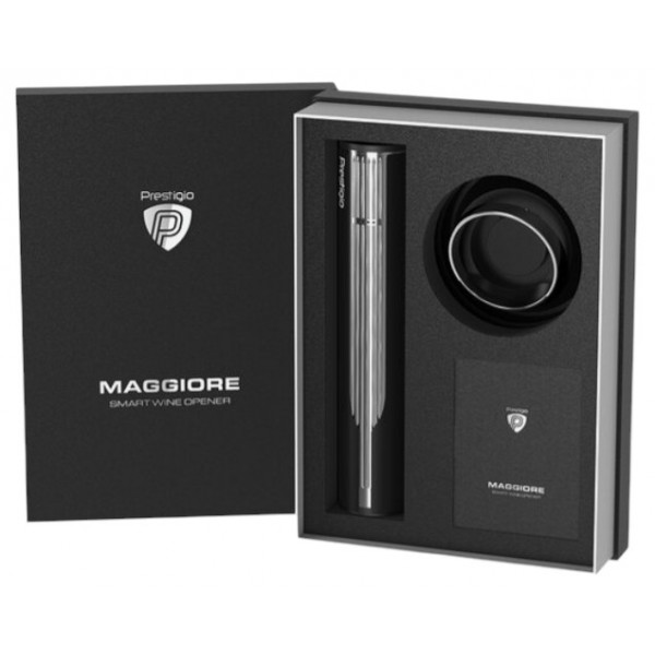 Фото - Штопор Prestigio Maggiore Smart Wine Opener Black-Silver (PWO104SL_EN)