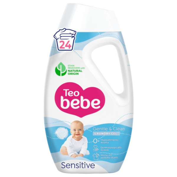 Фото - Гель для стирки Teo Bebe 1.08 л Gentle & Clean Sensitiv (3800024048784)