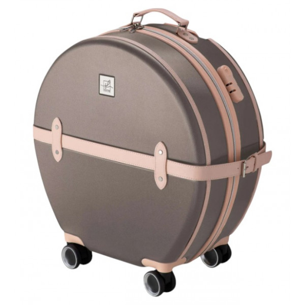 Фото - Чемодан Semi Line M Brown/Pink Cream (T5673-3)