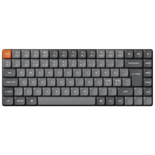 Фото - Клавиатура беспроводная Keychron K3 Max 84Key, Gateron MX 2.0 Blue, WL/BT/USB-A, QMK, Hot-swap, EN/UKR, RGB, Black (K3M-H2-UA)
