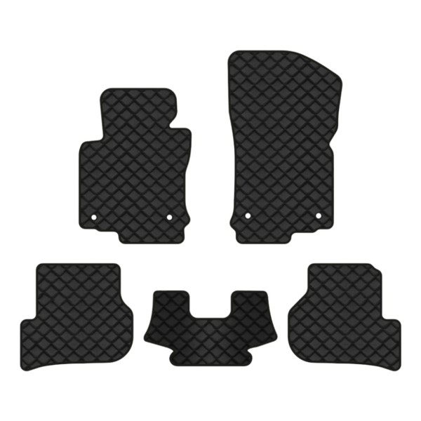 Фото - Коврики из экокожи в салон авто EVAtech ECO для Golf (V) MT 5-doors Volkswagen 2003-2009 5 поколение Htb EU VW3258CB5AV4BBB