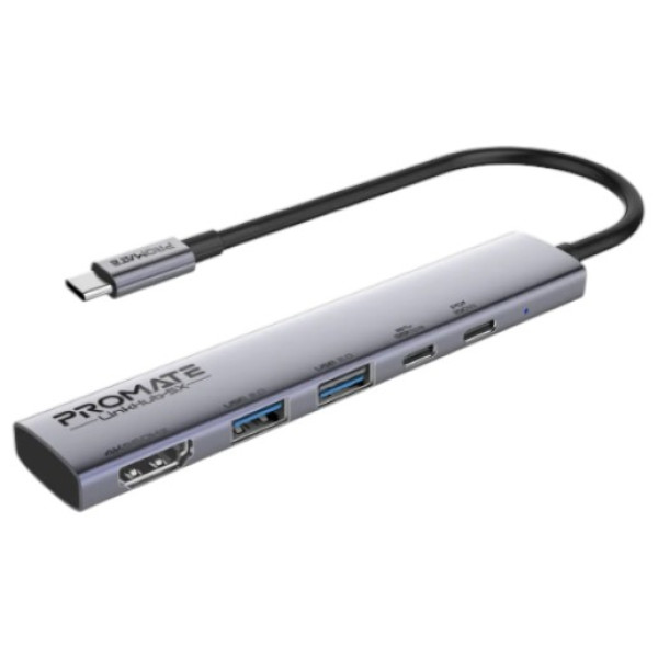 Фото - Хаб USB Promate linkhub-5x