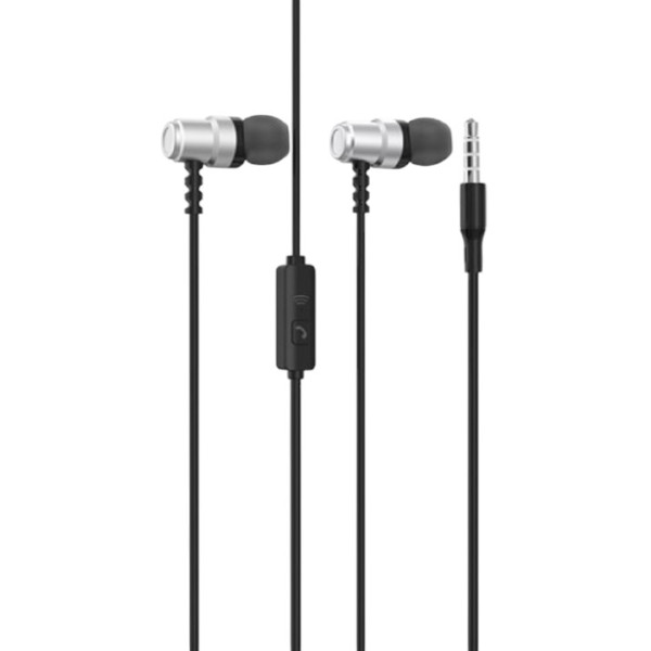 Фото - Наушники вкладыши проводные SkyDolphin SR28 Metal with mic Silver (SDHF-000473) Фото - Наушники вкладыши проводные SkyDolphin SR28 Metal with mic Silver (SDHF-000473)