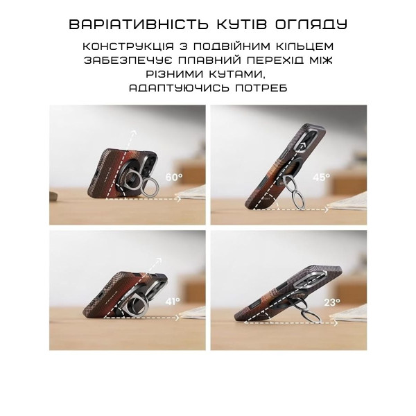 Фото - Держатель-кольцо Pitaka MagEZ Grip 3 Twill 600D Black/Grey (MGB2402)