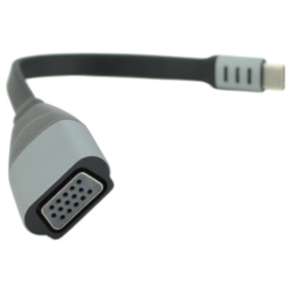 Фото - Переходник Voltronic Type-C (папа)/VGA(мама) 18 см Black-Gray (27031) Фото - Переходник Voltronic Type-C (папа)/VGA(мама) 18 см Black-Gray (27031)