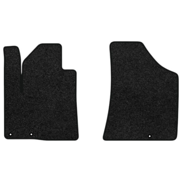 Фото - Коврики ворсовые в салон авто EVAtech Premium для Hyundai Santa FE (CM) Restyling (Hinged Gas Pedal) 7 seats (3 clips) 2010-2012 2 поколение SUV EU черный кант HY13314AV2KD3VPB
