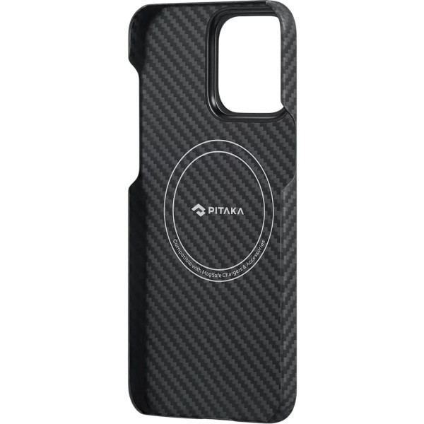Фото - Чехол для смартфона Pitaka MagEZ Case 4 Twill 1500D Black/Grey for iPhone 15 Plus (KI1501M)